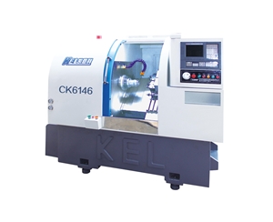 CKX6146C—C∠45斜床身 (排刀型帶端銑側銑動力頭）車銑復合數控車床—高配置NO2